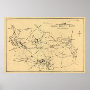 Strid av Spotsylvaniadomstolsbyggnaden Poster