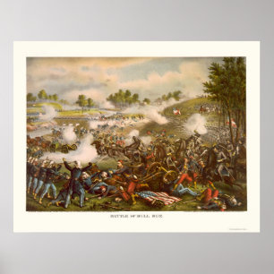 Strid av tjurspringan av Kurz och Allison 1889 Poster