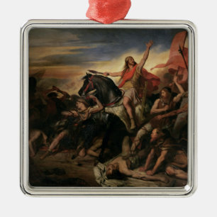 Strid av Tolbiac i ANNONS 496, 1837 Julgransprydnad Metall
