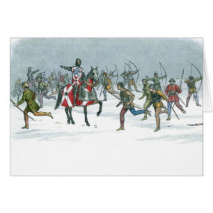 Strid av Towton 1461 Hälsningskort