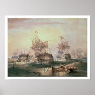Strid av Trafalgar, 21st Oktober 1805 Poster