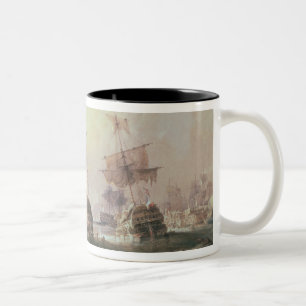 Strid av Trafalgar, 21st Oktober 1805 Två-Tonad Mugg