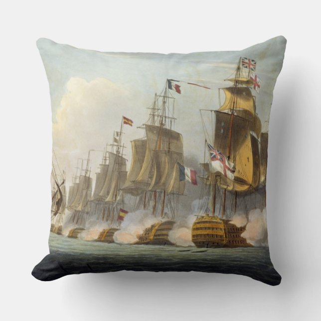 Strid av Trafalgar, Oktober 21st 1805, från ' Kudde (Framsida)