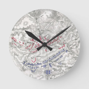 Strid av Waterloo, 18th Juni 1815, lakan 1st Rund Klocka