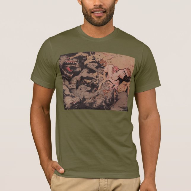 Strid Berzerker Balto: Lycan Utfall-fest! Tshirt! Tee (Framsida)