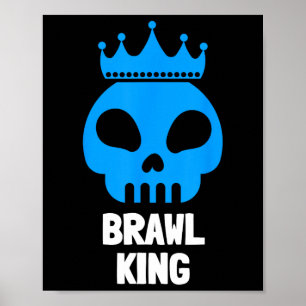 Strid King Stridande Spelare Spelande Poster