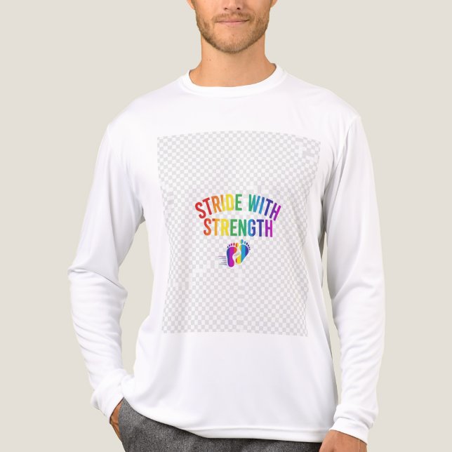 Strid med styrka. t shirt (Framsida)
