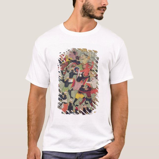 Strid mellan arméerna av Rama och Ravana Tee (Framsida)