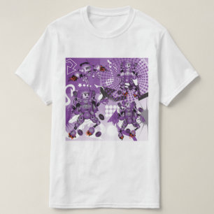 strid mellan Hiphop-robotar T Shirt