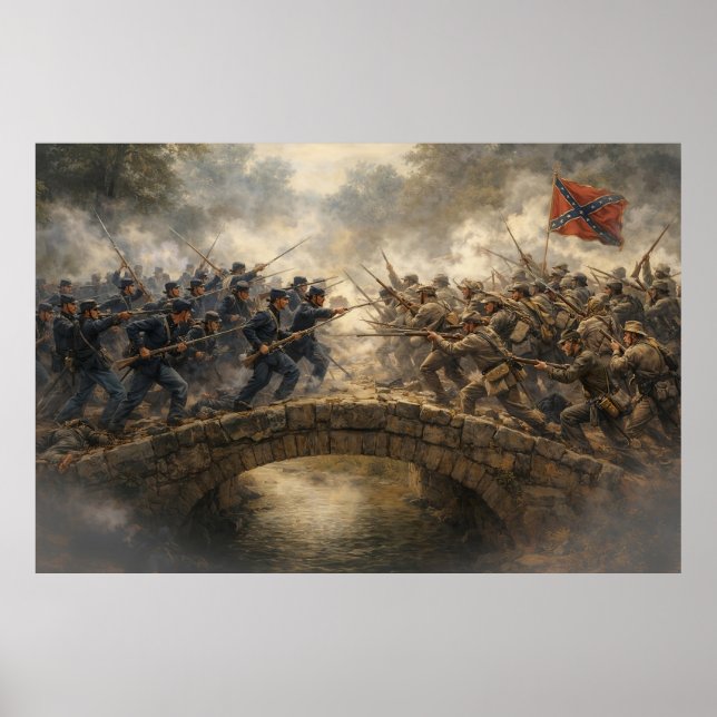 Strid om bron poster (Framsidan)