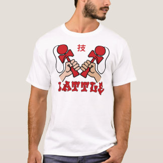 Strid som är röd tee