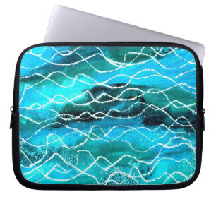 Stridande Laptop sleeve i Bright Turcos