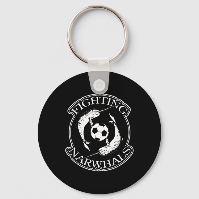 Stridande Narvaler Fotboll  Nyckelring (Framsida)