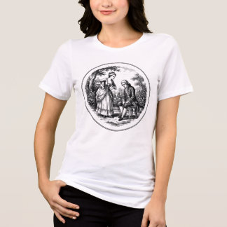 Stridande Par som Skäller T-Shirt
