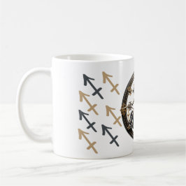 Stridande Sagittarius Symbol Artwork Kaffemugg