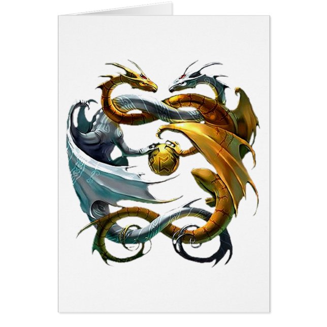 Striddrakar Hälsningskort (Framsidan)