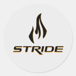 STRIDE-dekaler Runt Klistermärke