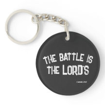 Striden är Herrens KJV Bible Verse Quote T-S