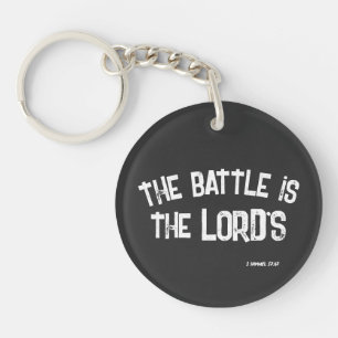 Striden är Herrens KJV Bible Verse Quote T-S