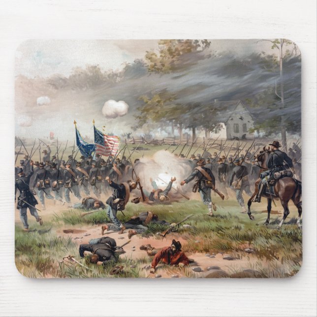 Striden av Antietam -- Inbördeskrig Musmatta (Framsidan)