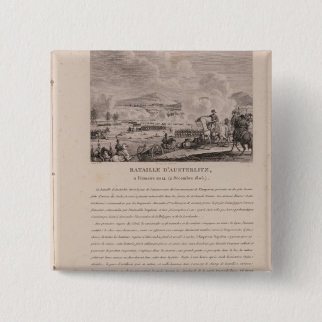 Striden av Austerlitz, 2nd December 1805 Knapp (Framsida)