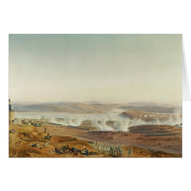 Striden av Austerlitz Hälsningskort (Framsidan Horizontal)