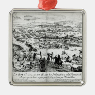 Striden av Boynen, c.1690 Julgransprydnad Metall