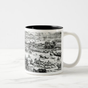 Striden av Boynen, c.1690 Två-Tonad Mugg