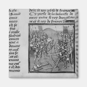 Striden av Crecy i 1346 Magnet