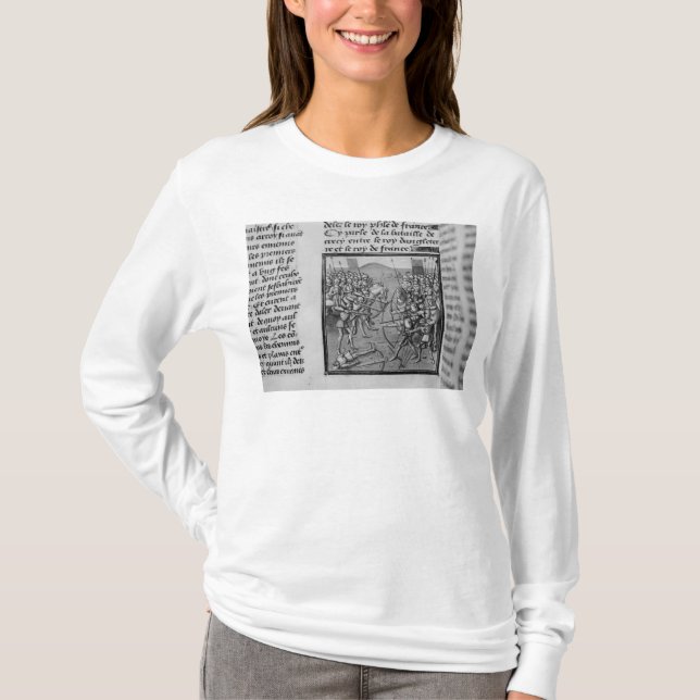 Striden av Crecy i 1346 T-shirt (Framsida)