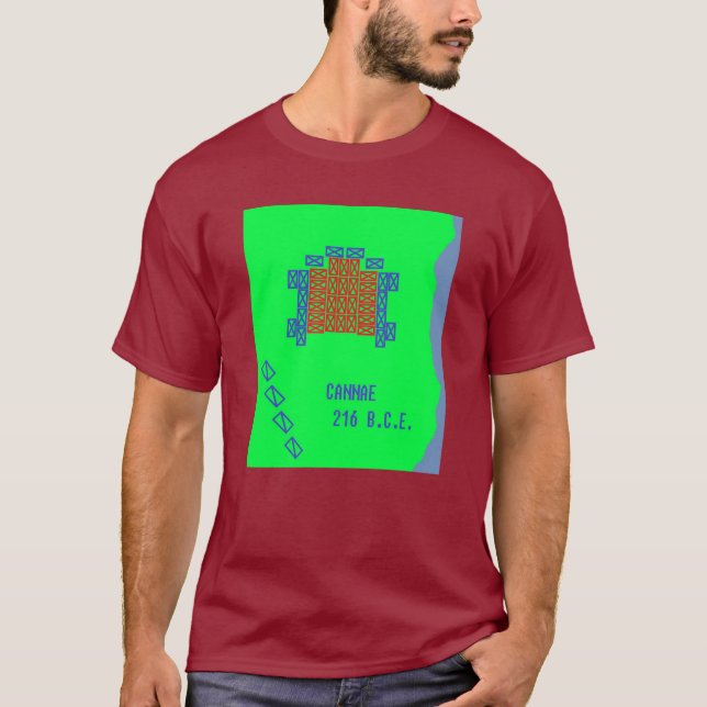 Striden av den Cannae tshirten T-shirt (Framsida)