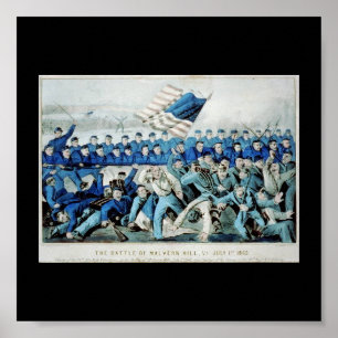 Striden av den Malvern backen, Va. Juli 1st 1862 Poster