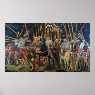 Striden av den San romanoen i 1432, c.1456 Poster