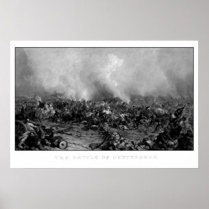 Striden av Gettysburg Poster