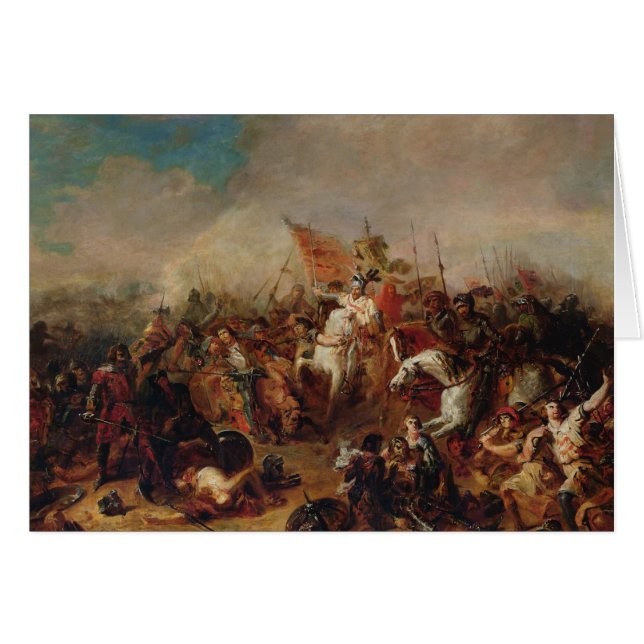 Striden av Hastings i 1066 Hälsningskort (Framsidan Horizontal)