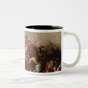 Striden av Hastings i 1066 Två-Tonad Mugg