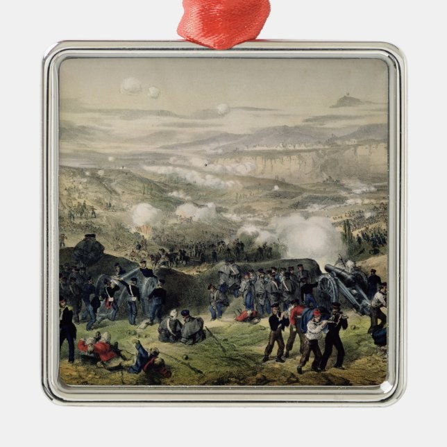 Striden av Inkerman, 5th November 1854, 1855 Julgransprydnad Metall (Framsidan)