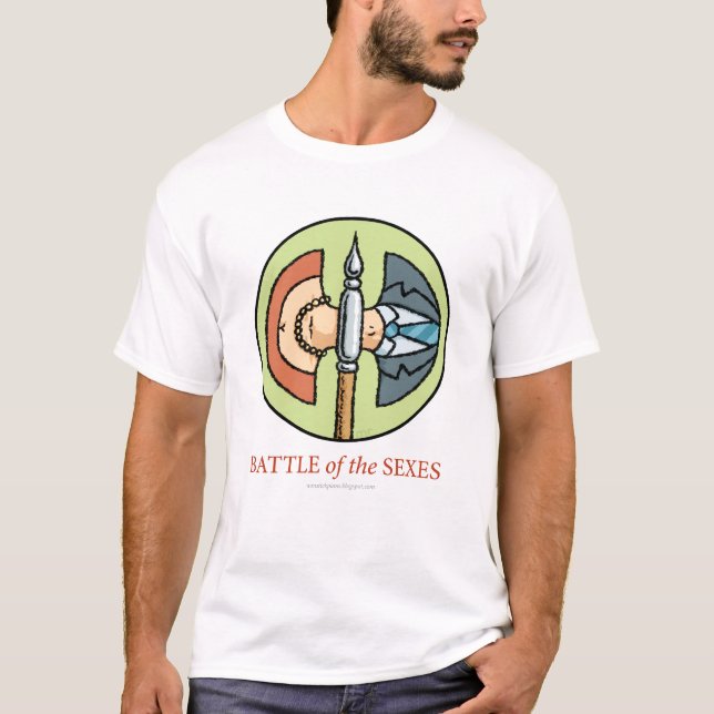Striden av könsbestämmer skjortan tee (Framsida)