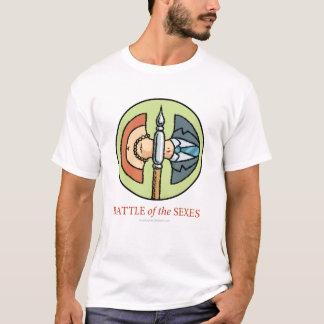 Striden av könsbestämmer skjortan tee shirt