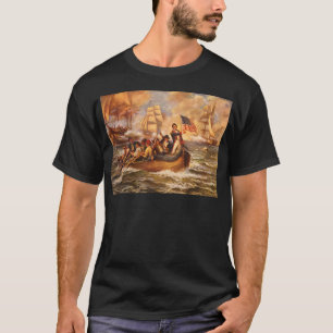 Striden av Lake Erie av Percy Moran T-shirt