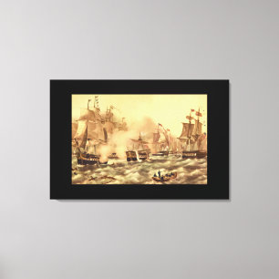 Striden av Lake Erie, Commodore_Engravings Canvastryck