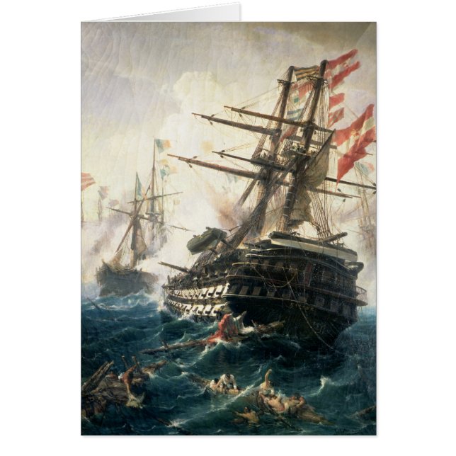 Striden av Lissa Hälsningskort (Framsidan)