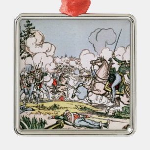 Striden av Moscow, 7:e September 1812 Julgransprydnad Metall