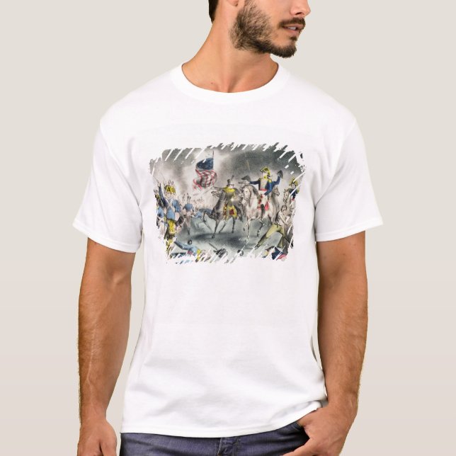 Striden av New Orleans, pub. Nathaniel Currier Tee (Framsida)