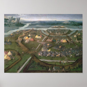Striden av Pavia i 1525, c.1530 Poster