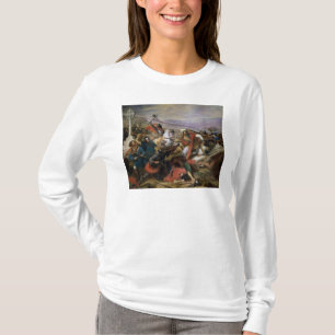 Striden av Poitiers som segras av Charles Martel Tee