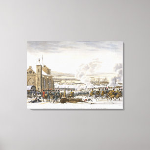 Striden av Preussisch-Eylau, 9 Februari 1807, e Canvastryck