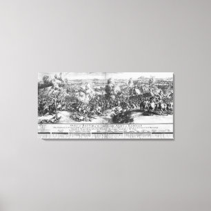 Striden av Ramillies, 23rd maj 1706 Canvastryck