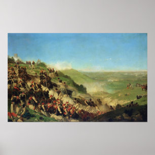 Striden av Solferino, 24th Juni 1859 Poster