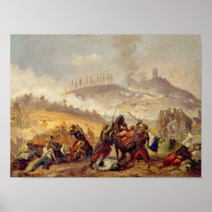 Striden av Solferino Poster